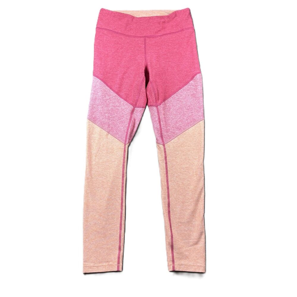 Outdoor Voices Women Springs 7/8 Leggings Color Block Flamingo Pink Medium P169